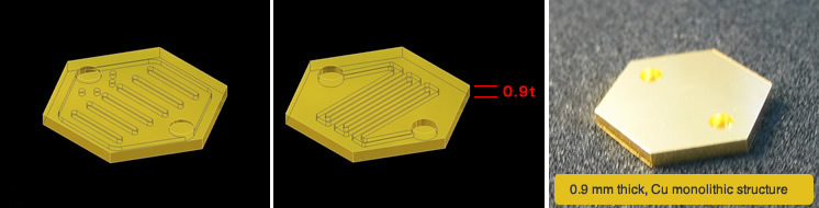 High pressure Seamless microchannels