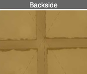 Conventional dicing　Backside