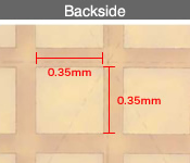 No chipping dicing　Backside