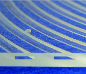 Microfluidic glass wafer