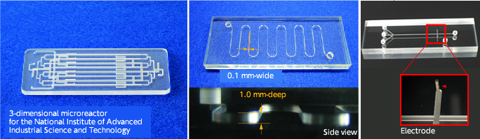 Microfluidic glass devices